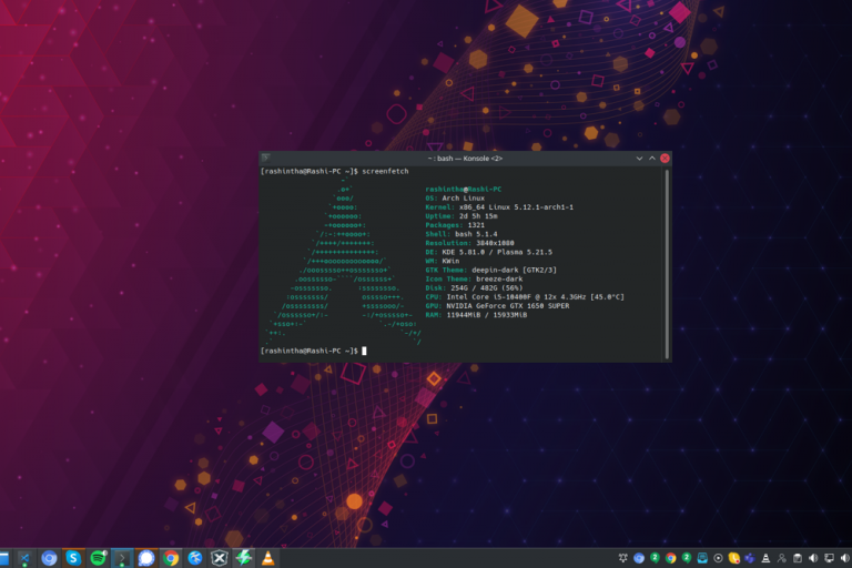 arch linux install