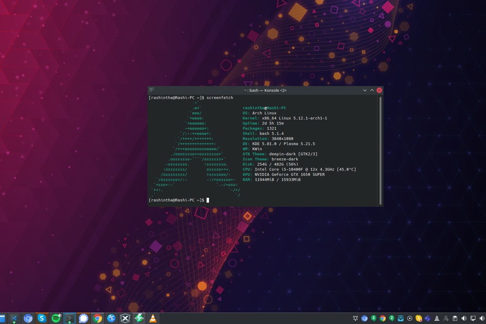 arch linux installation